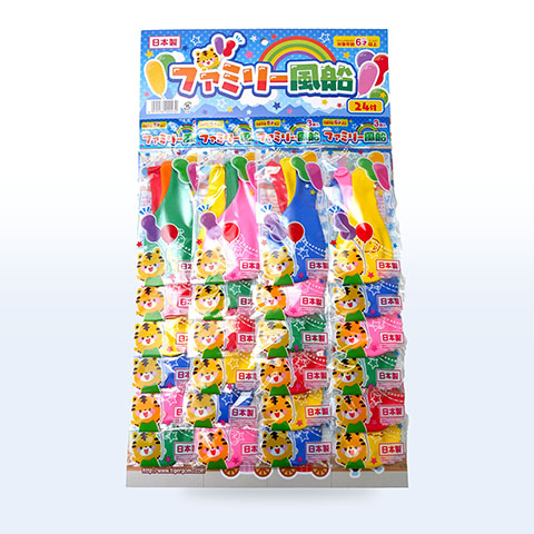 ファミリー風船 吊下げ台紙付
